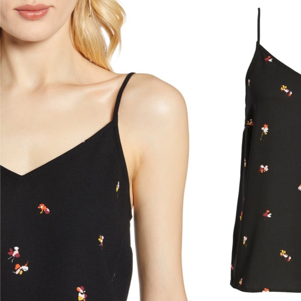 Halogen V Neck Floral Camisole - Picture 11 of 12